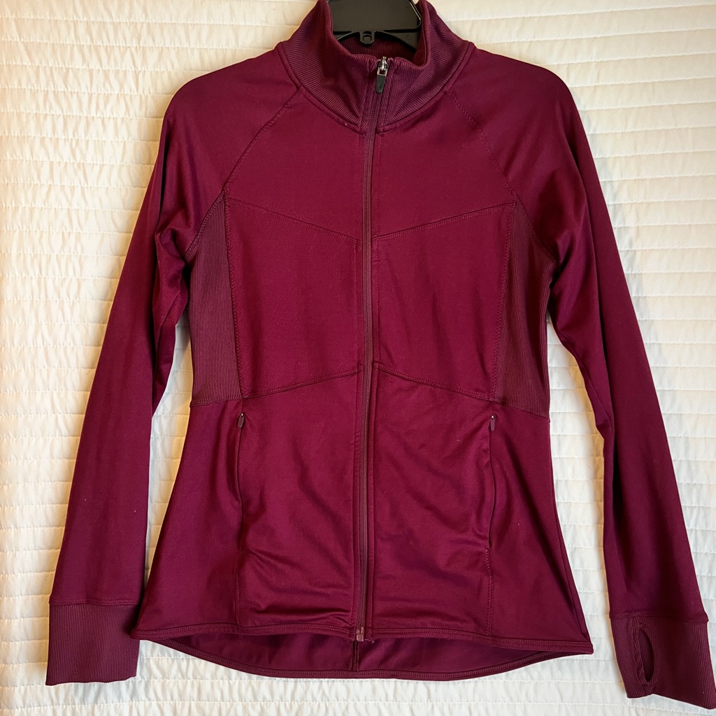 Maroon Zip Pullover